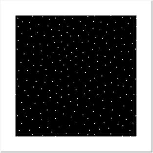 White Spots on Black Posters and Art